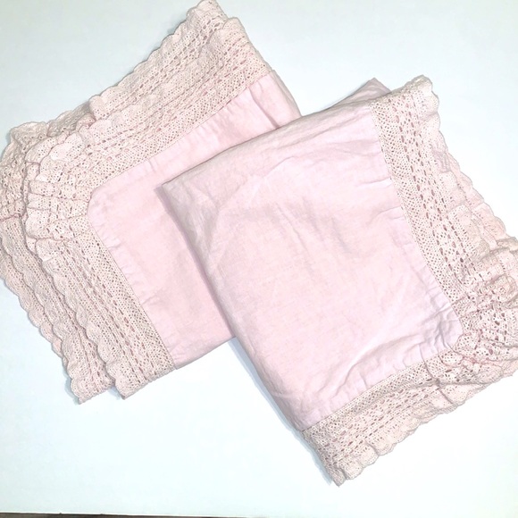 Simply Shabby Chic Pink King Size Shams